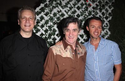 Rick Elice, Roger Rees & Andrew Lippa attending the After Performance Reception for B Photo