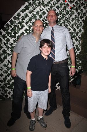 Brad Oscar, Zachary James & Adam Riegler attending the After Performance Reception fo Photo