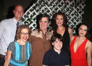 Zachary James, Jackie Hoffman, Roger Rees, Adam Riegler, Brooke Shields & Rachel Pott Photo