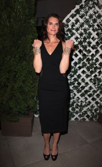 Brooke Shields attending the After Performance Reception for Brooke Shields debut in  Photo