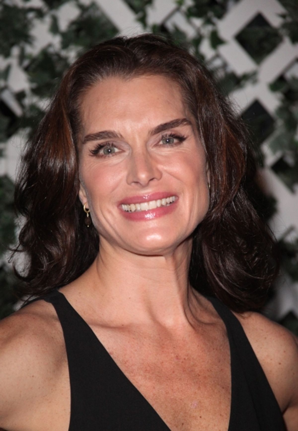 Brooke Shields attending the After Performance Reception for Brooke Shields debut in 'The Addams Family' at the Empire Hotel Roof in New York City. at 