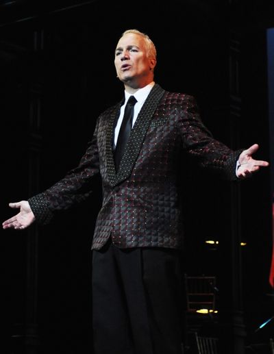 Kevin Kern and the cast of Pittsburgh CLO's Love Changes Everything singing selection Photo