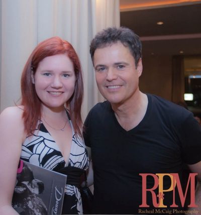 BWW's Kelly Cameron with Donny Osmond Photo