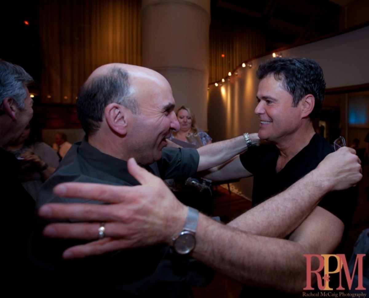 Levon Ichkhanian, Colm Wilkinson, Deirdre Wilkinson and Jeff Madden Toronto's Frankie Valli
 at 