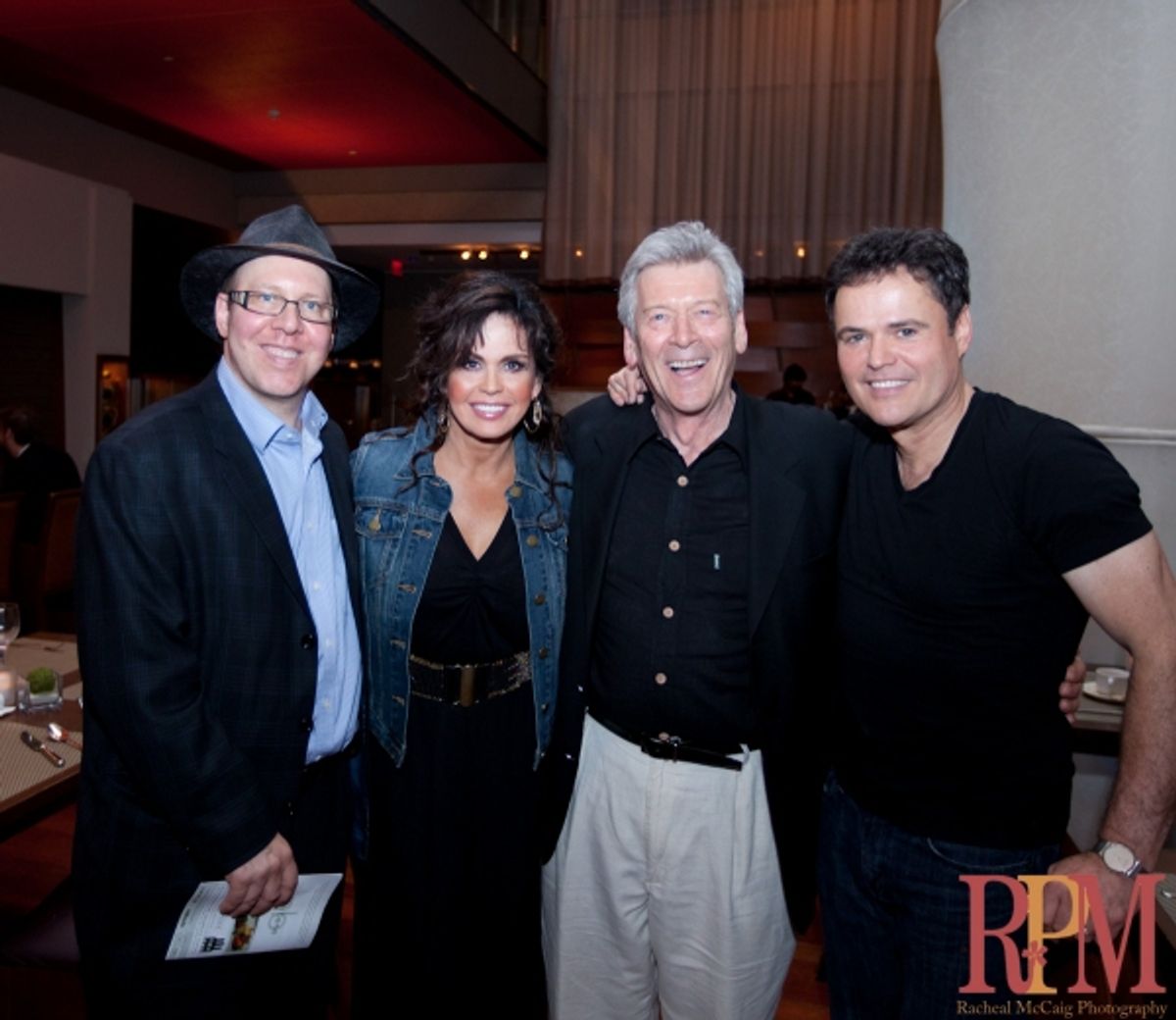 Levon Ichkhanian, Colm Wilkinson, Deirdre Wilkinson and Jeff Madden Toronto's Frankie Valli
 at 