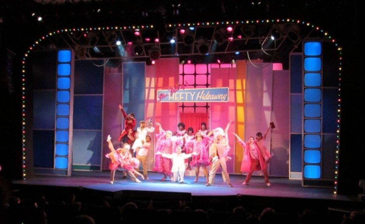 Bill Evans, Roger DeWitt (Mr. Pinky) and Danielle Arci in 'Welcome To the 60's' at 