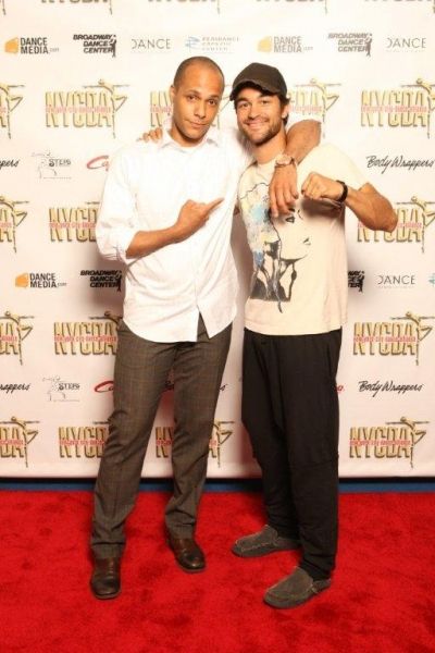 NYCDA faculty member Duncan Cooper & Rasta Thomas  Photo