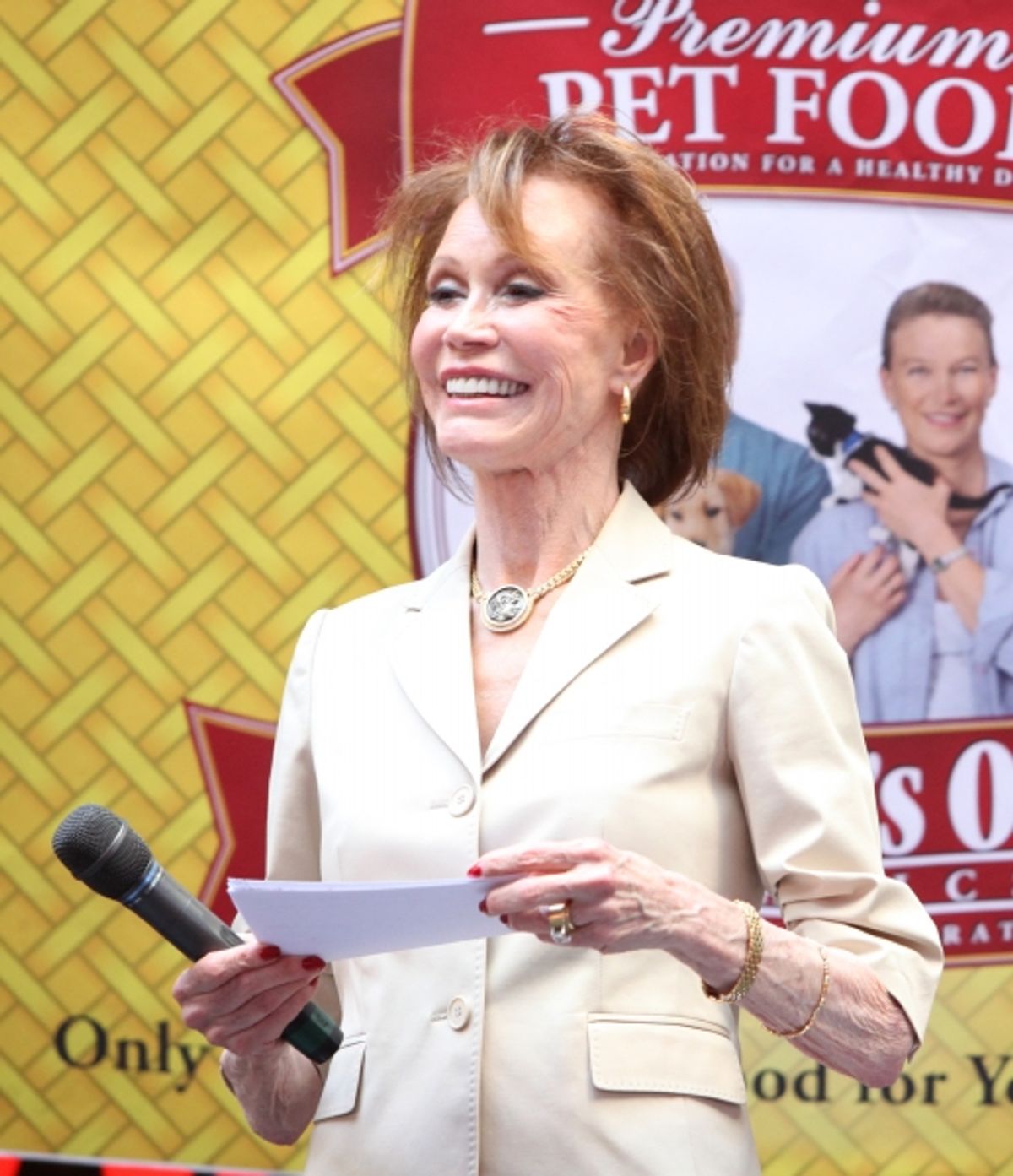 Bernadette Peters  attending the Presentation for Broadway Barks Lucky 13th Annual Adopt-a-thon  in New York City.  at 