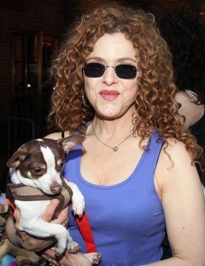 Bernadette Peters attending the Presentation for Broadway Barks Lucky 13th Annual Adopt-a-thon in New York City. @ BroadwayWorld Bernadette Peters attending the Presentation for Broadway Barks Lucky 13th Annual Ado Photo