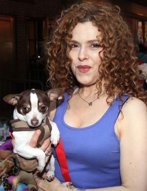 Bernadette Peters attending the Presentation for Broadway Barks Lucky 13th Annual Adopt-a-thon in New York City. @ BroadwayWorld Bernadette Peters attending the Presentation for Broadway Barks Lucky 13th Annual Ado Photo