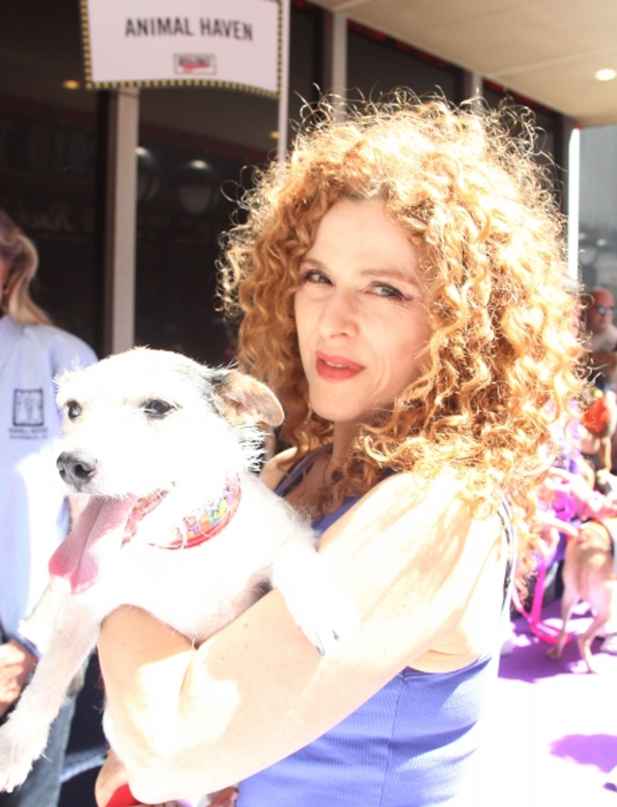 Bernadette Peters attending the Presentation for Broadway Barks Lucky 13th Annual Adopt-a-thon  in New York City.  at 
