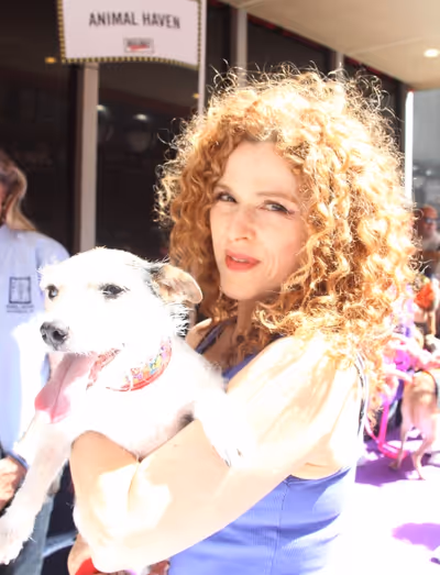 Bernadette Peters attending the Presentation for Broadway Barks Lucky 13th Annual Ado Photo
