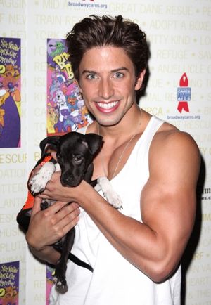 Nick Adams Backstage at Broadway Barks Lucky 13th Annual Adopt-a-thon in New York City. @ BroadwayWorld Nick Adams Backstage at Broadway Barks Lucky 13th Annual Adopt-a-thon in New York Ci Photo