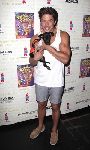 Nick Adams Backstage at Broadway Barks Lucky 13th Annual Adopt-a-thon in New York City. @ BroadwayWorld Nick Adams Backstage at Broadway Barks Lucky 13th Annual Adopt-a-thon in New York Ci Photo