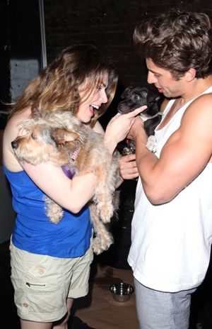 Heidi Blickenstaff & Nick Adams Backstage at Broadway Barks Lucky 13th Annual Adopt-a-thon in New York City. @ BroadwayWorld Heidi Blickenstaff & Nick Adams Backstage at Broadway Barks Lucky 13th Annual Adopt-a Photo