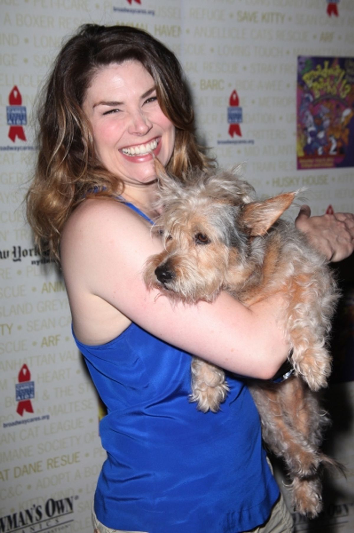Heidi Blickenstaff Backstage at Broadway Barks Lucky 13th Annual Adopt-a-thon  in New York City.  at 