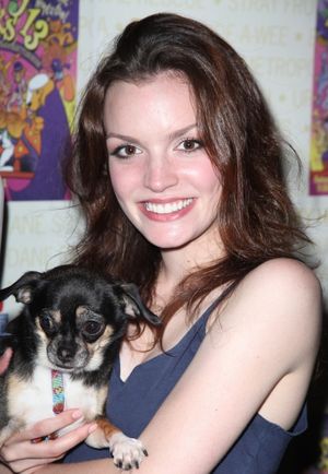 Jennifer Damiano Backstage at Broadway Barks Lucky 13th Annual Adopt-a-thon in New York City. @ BroadwayWorld Jennifer Damiano Backstage at Broadway Barks Lucky 13th Annual Adopt-a-thon in New Y Photo