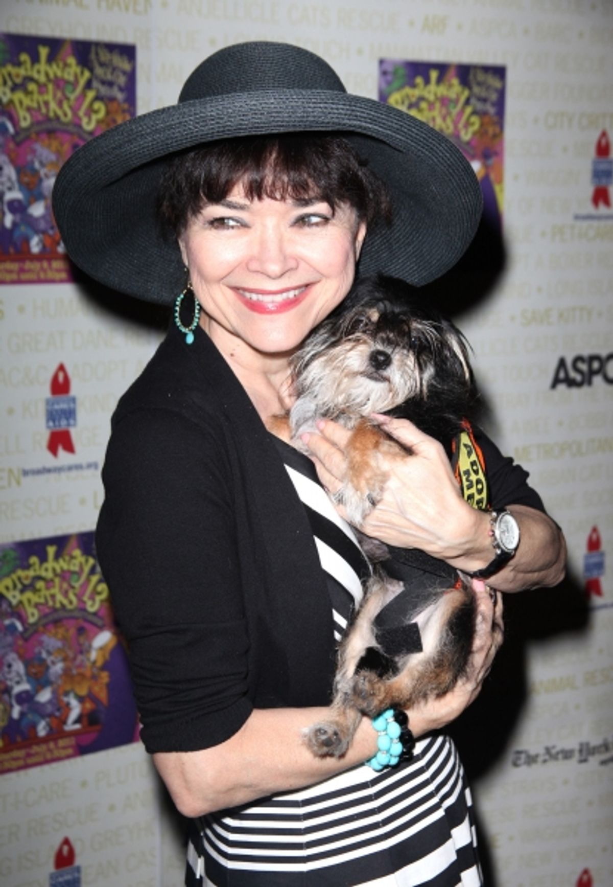 Linda Hart Backstage at Broadway Barks Lucky 13th Annual Adopt-a-thon  in New York City.  at 