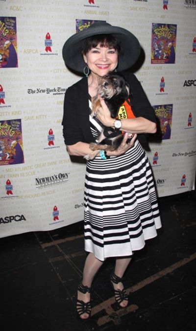 Linda Hart Backstage at Broadway Barks Lucky 13th Annual Adopt-a-thon  in New York Ci Photo