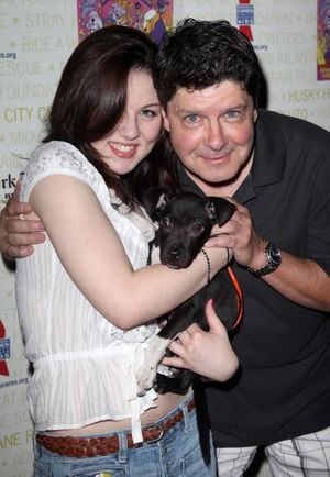 Michael McGrath & daughter Backstage at Broadway Barks Lucky 13th Annual Adopt-a-thon in New York City. @ BroadwayWorld Michael McGrath & daughter Backstage at Broadway Barks Lucky 13th Annual Adopt-a-thon Photo