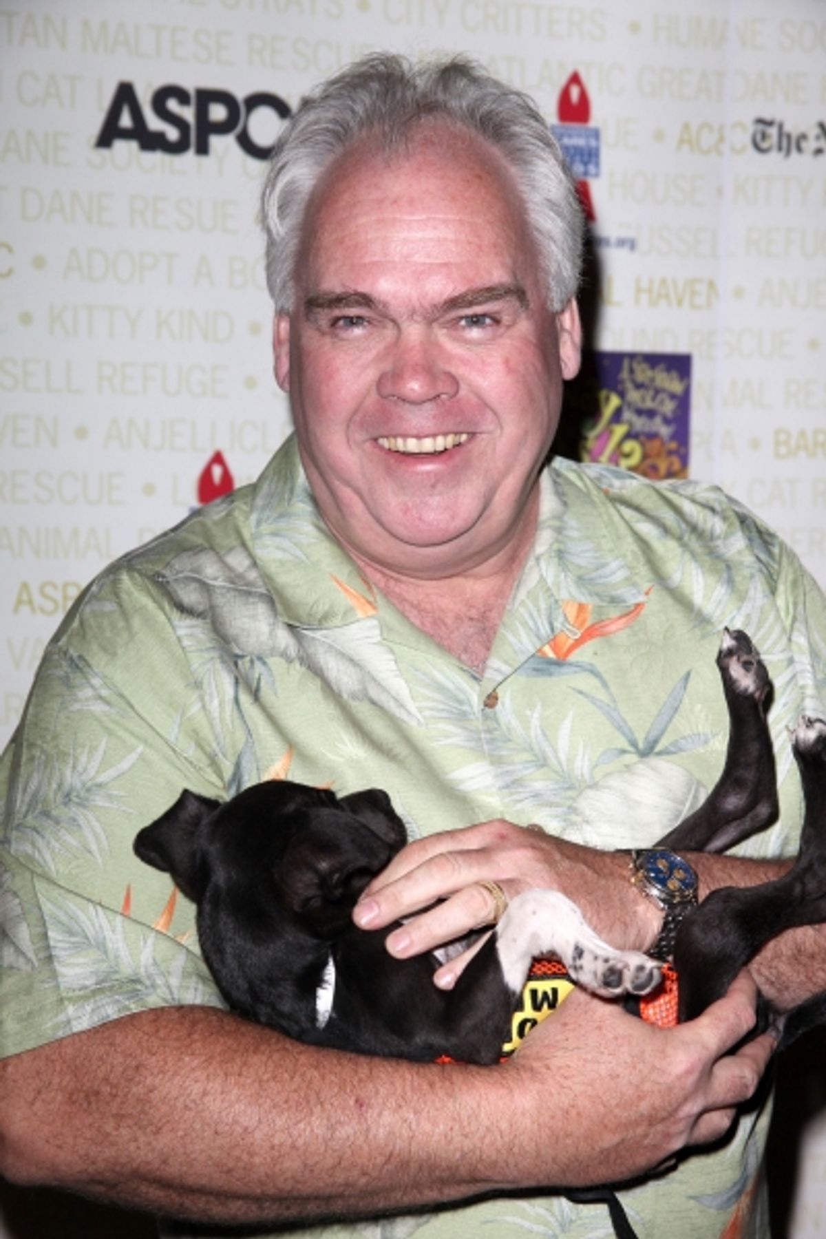 Michael Mulheren Backstage at Broadway Barks Lucky 13th Annual Adopt-a-thon  in New York City.  at 