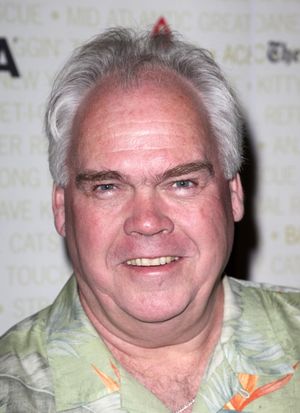 Michael Mulheren Backstage at Broadway Barks Lucky 13th Annual Adopt-a-thon  in New Y Photo