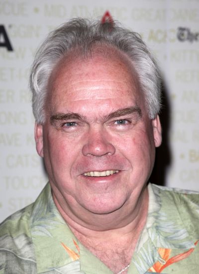 Michael Mulheren Backstage at Broadway Barks Lucky 13th Annual Adopt-a-thon  in New Y Photo