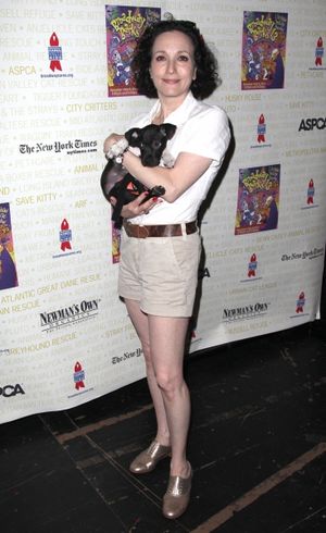 Bebe Neuwirth Backstage at Broadway Barks Lucky 13th Annual Adopt-a-thon  in New York Photo