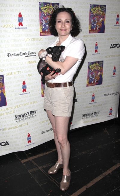 Bebe Neuwirth Backstage at Broadway Barks Lucky 13th Annual Adopt-a-thon  in New York Photo