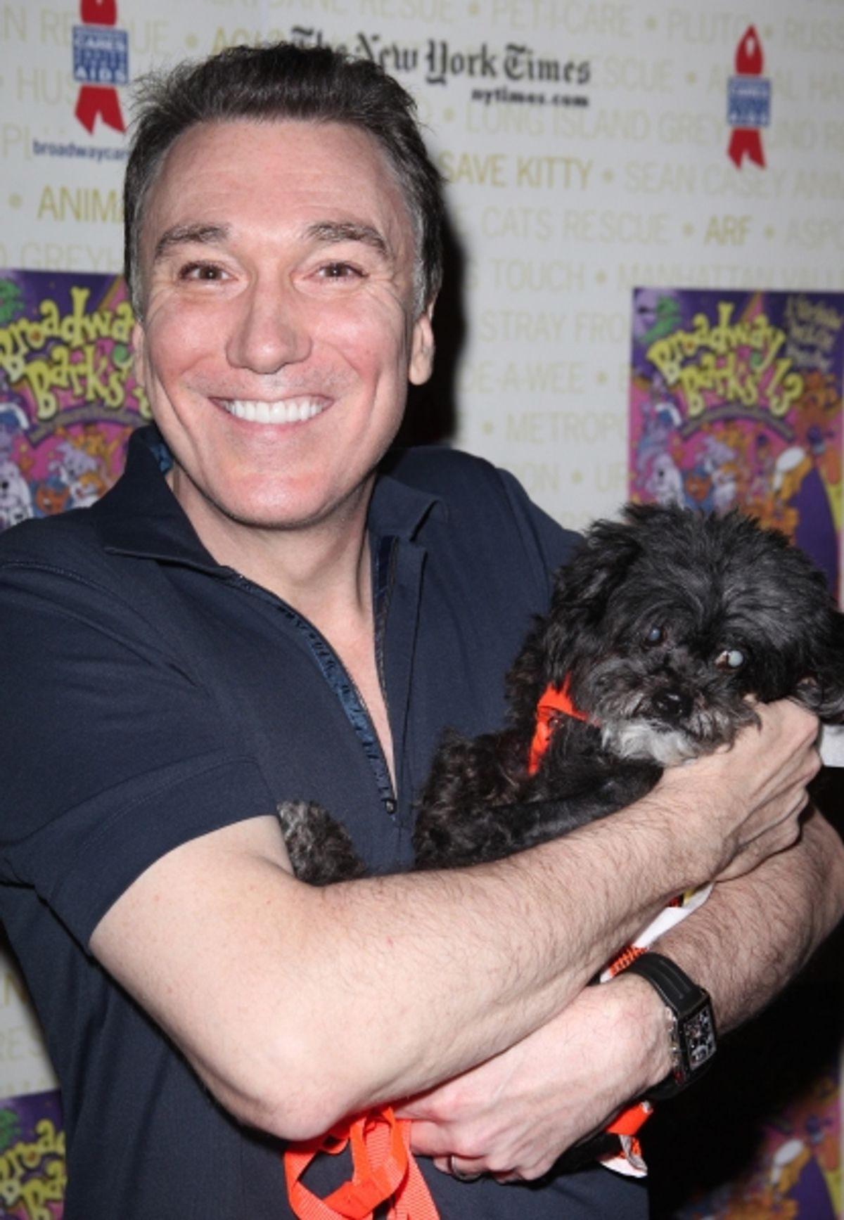 Patrick Page Backstage at Broadway Barks Lucky 13th Annual Adopt-a-thon  in New York City.  at 