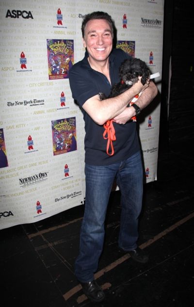 Patrick Page Backstage at Broadway Barks Lucky 13th Annual Adopt-a-thon  in New York  Photo