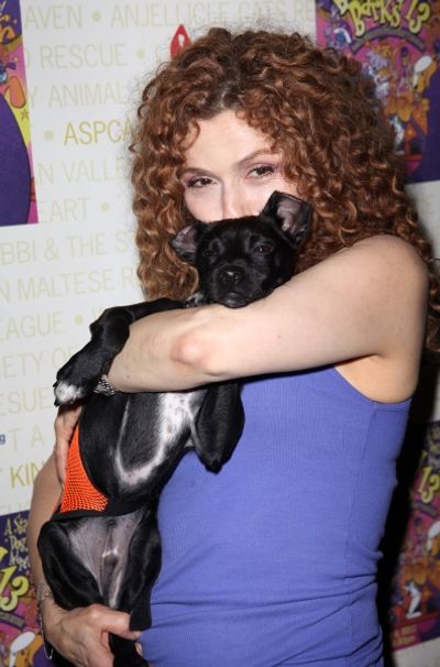Bernadette Peters Backstage at Broadway Barks Lucky 13th Annual Adopt-a-thon  in New  Photo