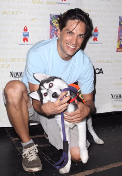 Will Swenson Backstage at Broadway Barks Lucky 13th Annual Adopt-a-thon  in New York  Photo