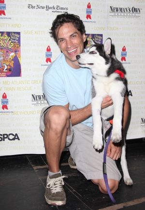 Will Swenson Backstage at Broadway Barks Lucky 13th Annual Adopt-a-thon in New York City. @ BroadwayWorld Will Swenson Backstage at Broadway Barks Lucky 13th Annual Adopt-a-thon in New York Photo