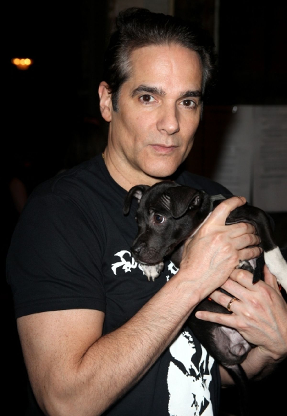Yul Vazquez Backstage at Broadway Barks Lucky 13th Annual Adopt-a-thon  in New York City.  at 