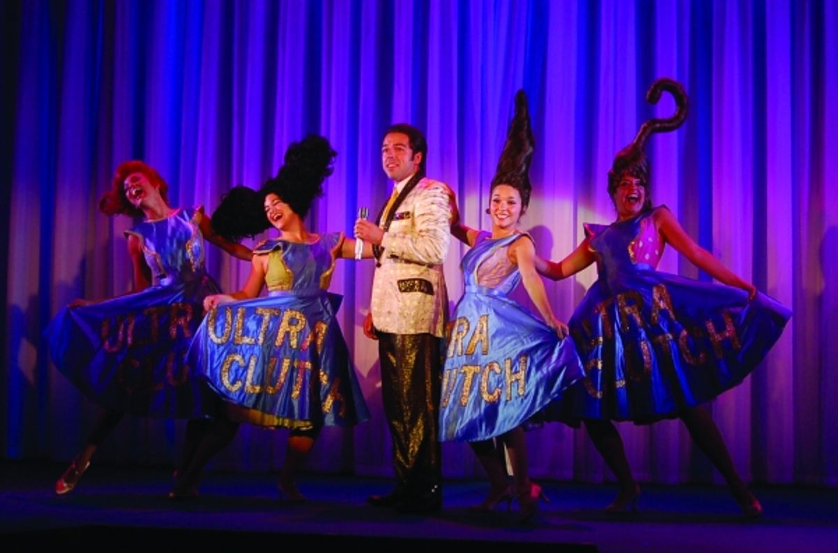 L to R: Malorie Bryant; Kara DeYoe; Nick Dalton; Kelli Gautreau and Sara Dobrinich at 