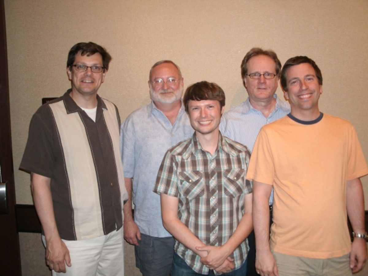 Rich Alifantis, Randy Glancy, David Saenger, William A. Underwood, Ken McMullen at 