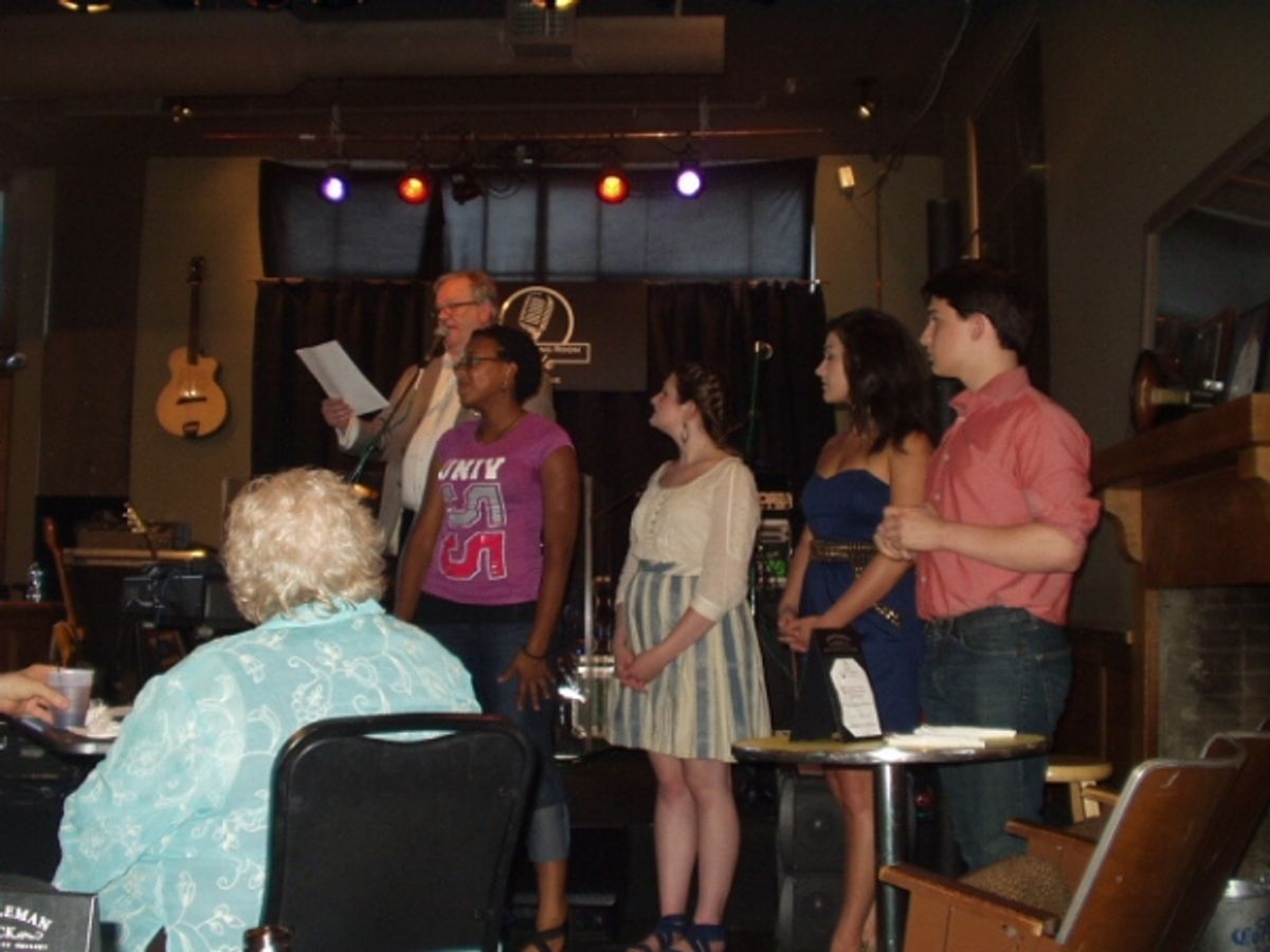 Brandy Rogers, Christy White, Faith Kelm and Thomas Harton at 