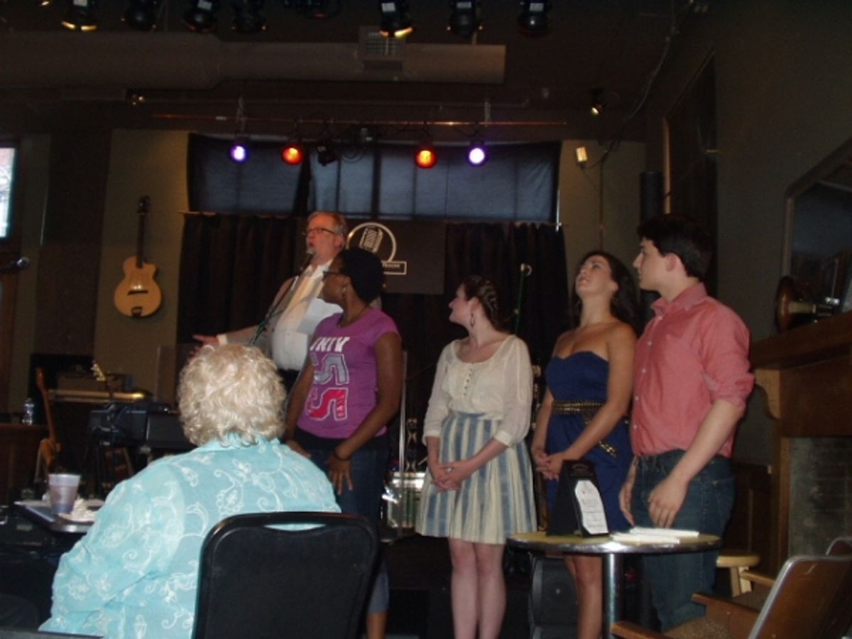 Brandy Rogers, Christy White, Faith Kelm and Thomas Harton at 