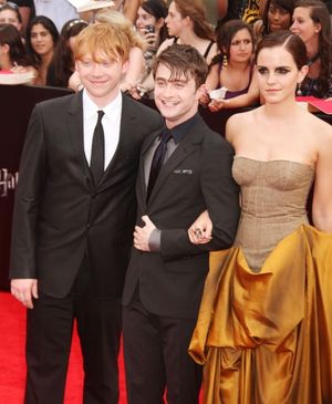 RUpert Grint, Daniel Radcliffe and Emma Watson Photo