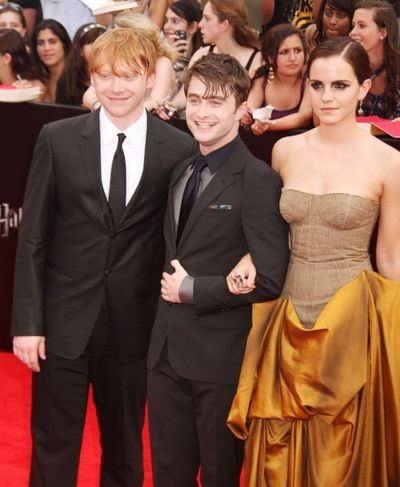 RUpert Grint, Daniel Radcliffe and Emma Watson Photo