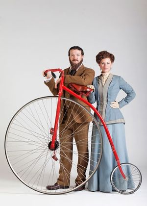 Rod Brogan stars as George Bernard Shaw and Angela Pierce as Charlotte Payne-Townshen Photo