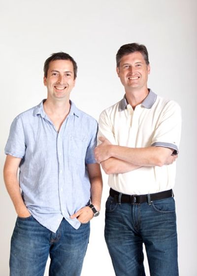 Director Henry Wishcamper and playwright John Morogiello. The West Coast Premiere of  Photo