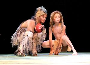 Christopher Messina (Terk) and Giacomo Favazza (Young Tarzan) Photo