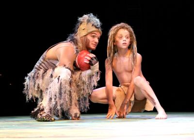 Christopher Messina (Terk) and Giacomo Favazza (Young Tarzan) Photo