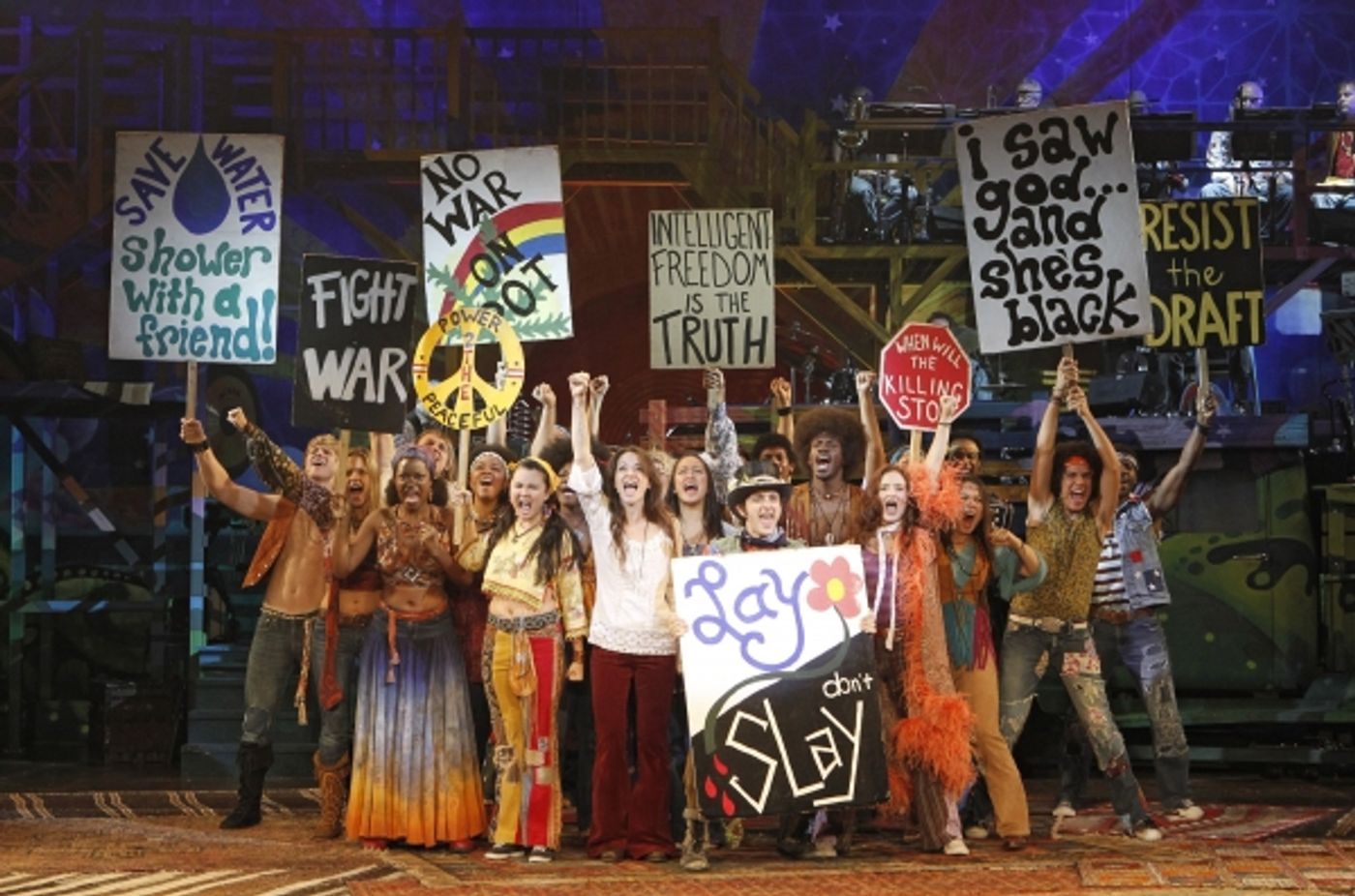 Photo Flash: HAIR Tour on Broadway! Opens Tonight at St. James Photo Flash: HAIR Tour on Broadway! Opens Tonight at St. James Image