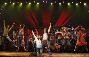Paris Remillard and Steel Burkhardtt and the cast of HAIR returns to Broadway @ BroadwayWorld Paris Remillard and Steel Burkhardtt and the cast of HAIR returns to Broadway Photo