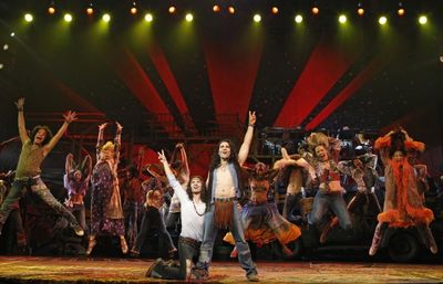 Paris Remillard and Steel Burkhardtt and the cast of HAIR returns to Broadway Photo