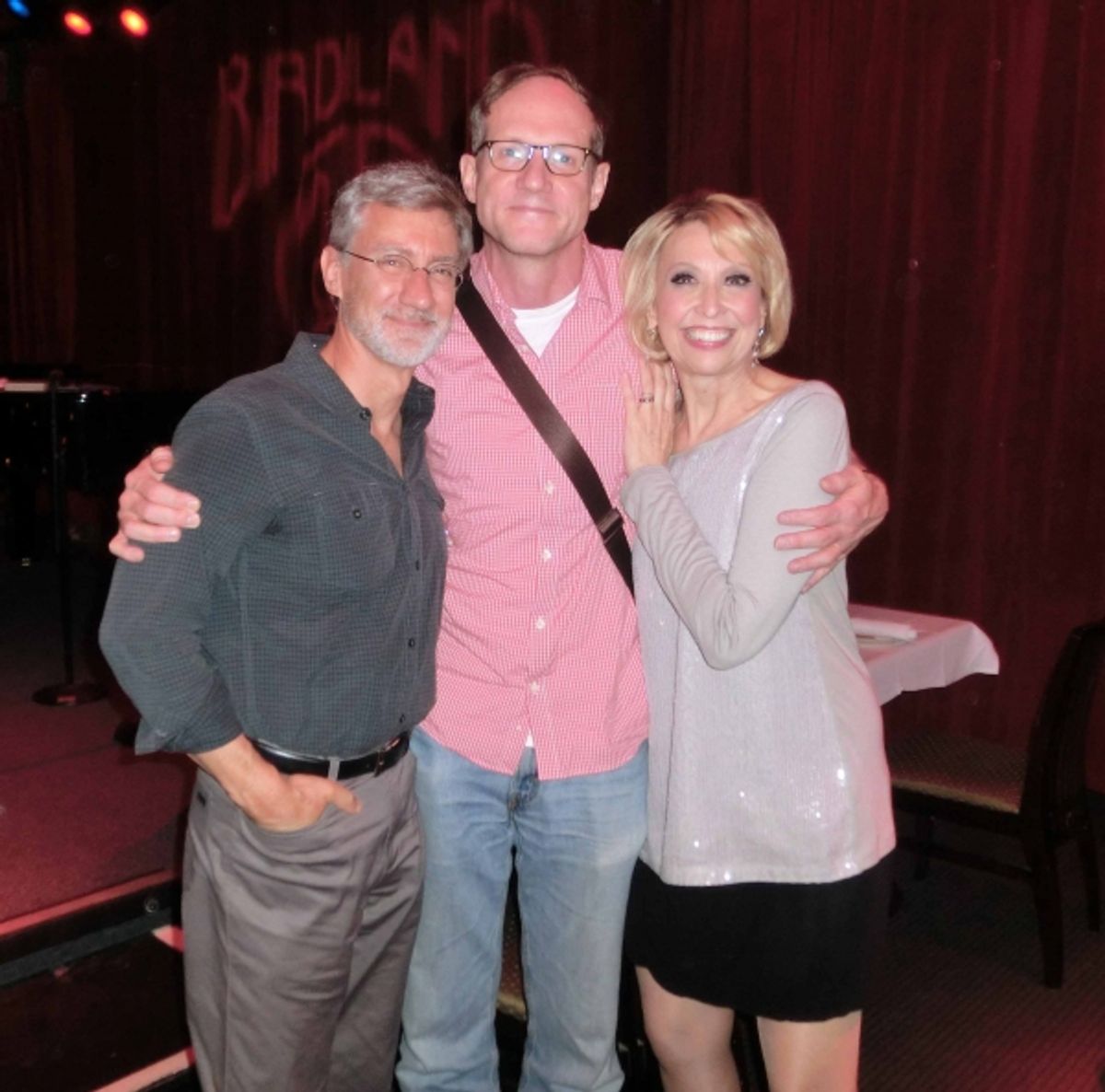 David Garrison, Mark Brokaw, Julie Halston at 