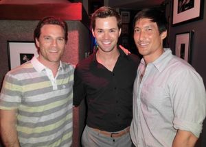 Mike Doyle, Andrew Rannells, Adrian Chang Photo